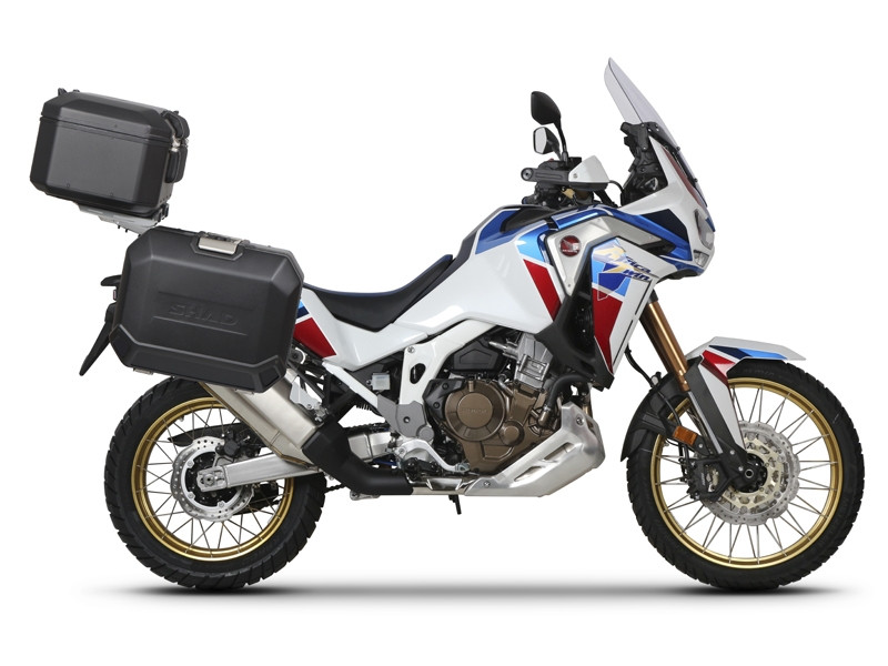 Set complet cutii aluminiu Shad Terra, 48L topcase 36L / 47L side cases,include placa si kit montare SHAD HONDA CRF 1100 Africa Twin [0]