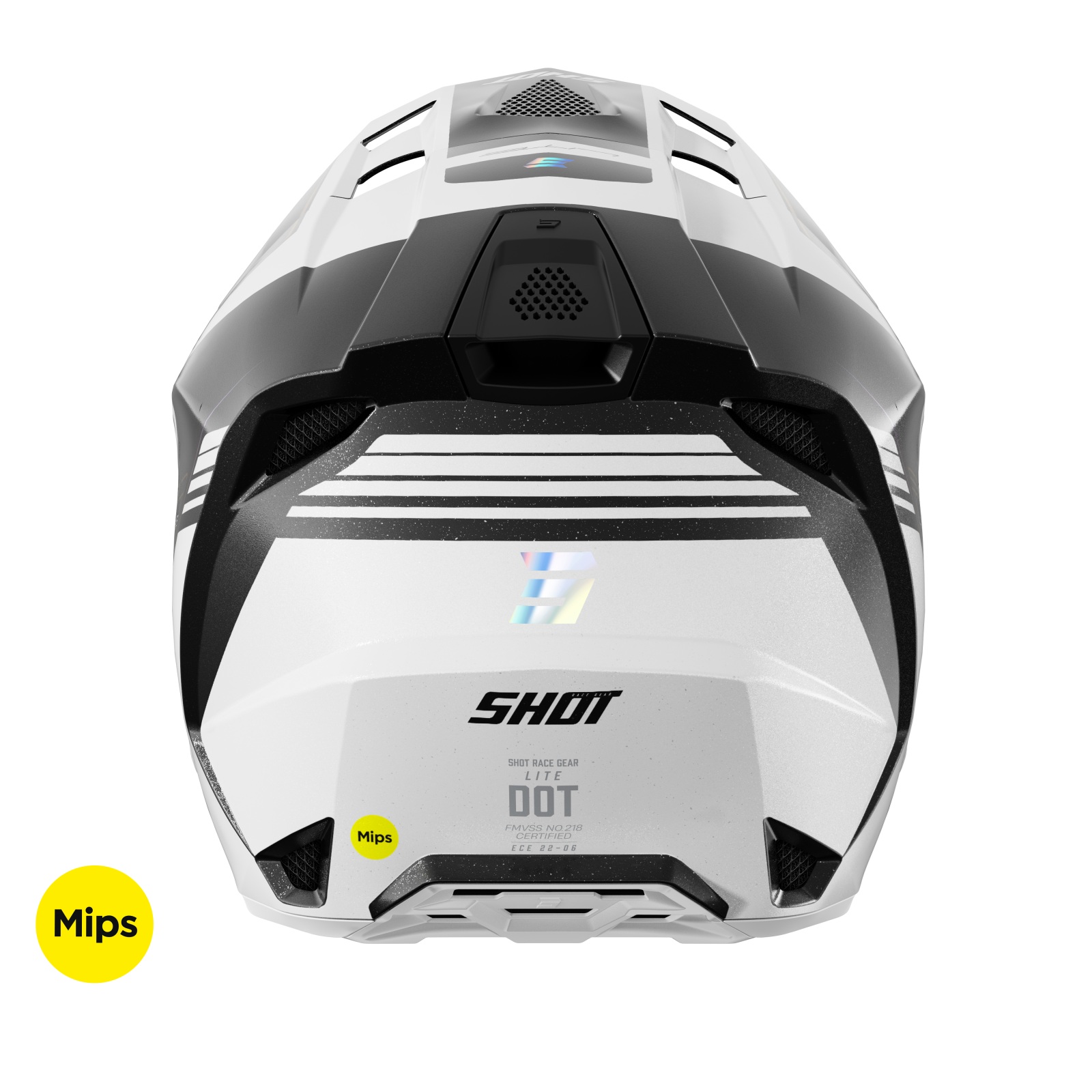 Casca SHOT LITE S10 holographic pearly S [2]