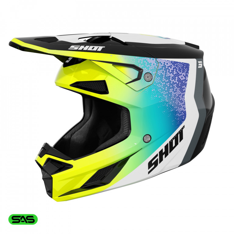 Casti - Casca SHOT SPEED HYBRID neon yellow glossy L