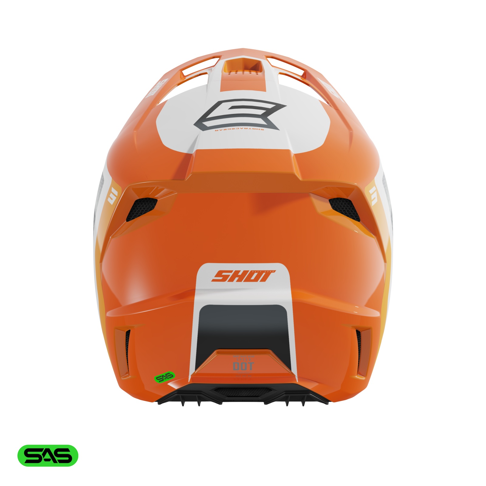 Casca SHOT SPEED HYBRID orange glossy M [2]
