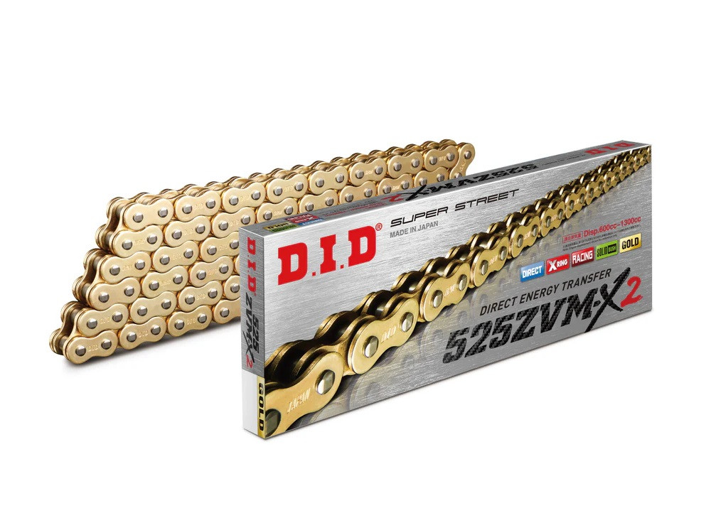 Lanturi - Lant ZVM-X series X-Ring D.I.D Chain 525ZVM-X2 1920 zale Gold/Gold