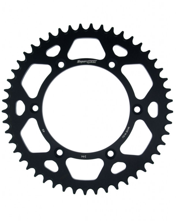 TRANSMISIE - Foaie spate ALU SUPERSPROX Negru 49T, 520