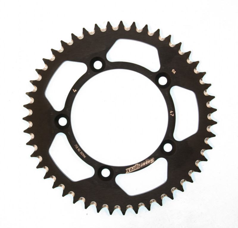 TRANSMISIE - Foaie spate ALU SUPERSPROX Negru 47T, 420