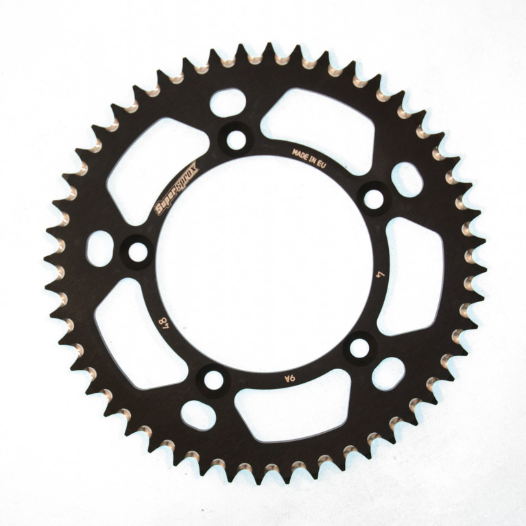 TRANSMISIE - Foaie spate ALU SUPERSPROX Negru 48T, 420