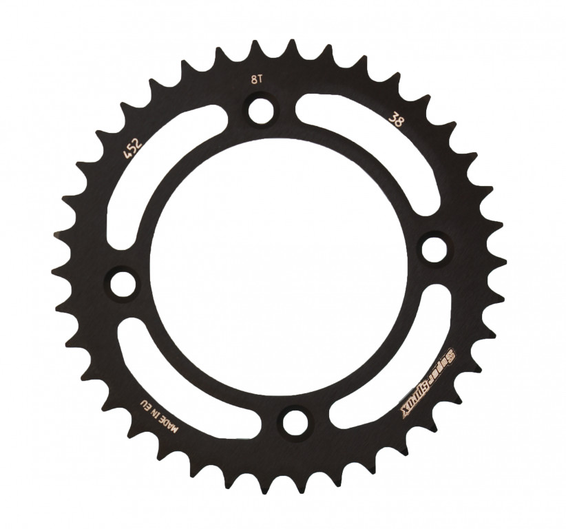 TRANSMISIE - Foaie spate ALU SUPERSPROX Negru 38T, 415