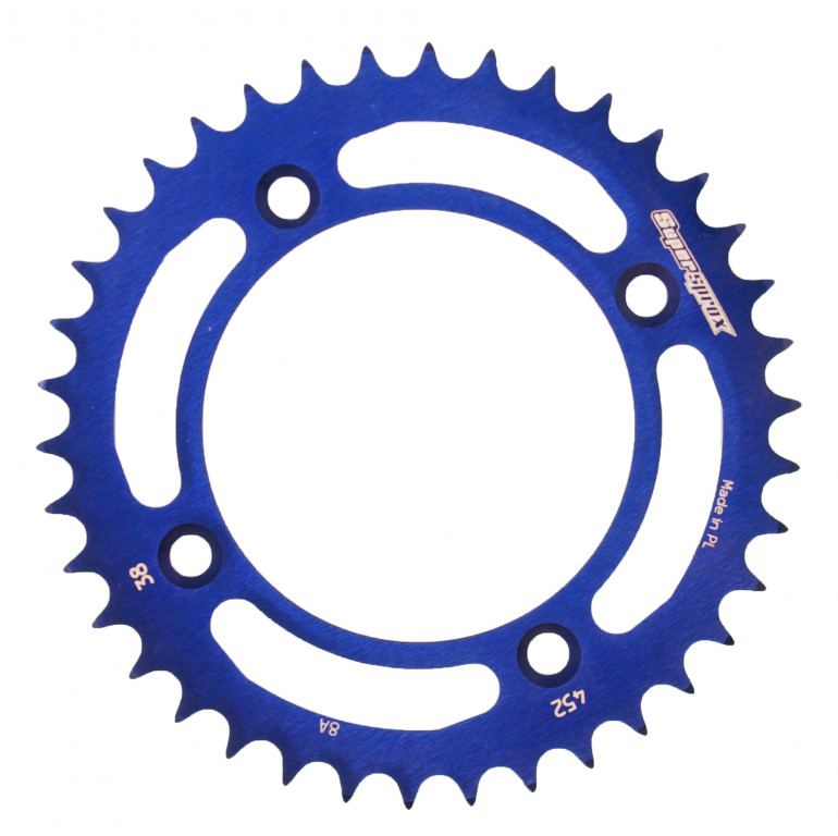 TRANSMISIE - Foaie spate ALU SUPERSPROX Albastru 38T, 415