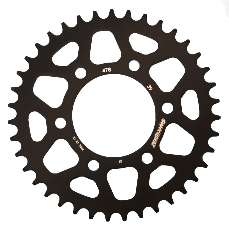 TRANSMISIE - Foaie spate ALU SUPERSPROX Negru 39T, 520