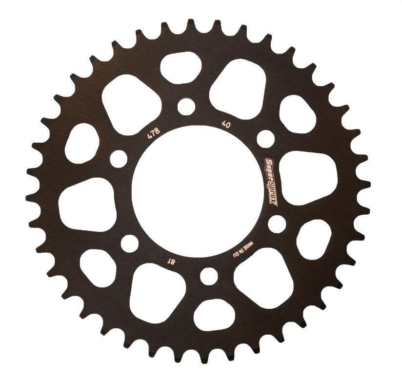 TRANSMISIE - Foaie spate ALU SUPERSPROX Negru 40T, 520