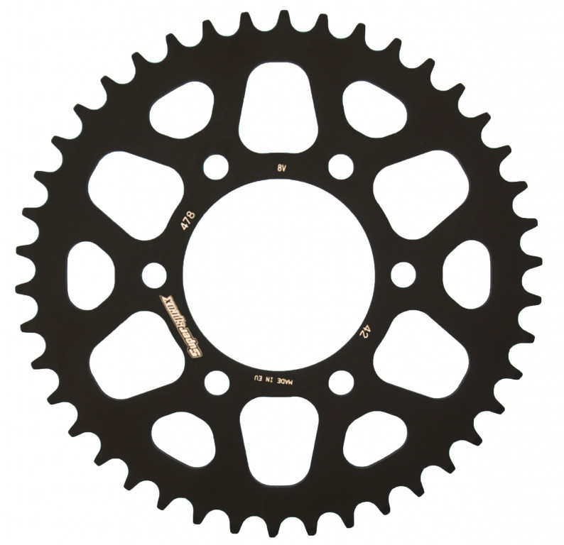 TRANSMISIE - Foaie spate ALU SUPERSPROX Negru 42T, 520