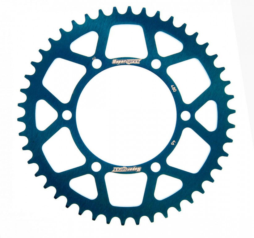 TRANSMISIE - Foaie spate ALU SUPERSPROX Albastru 46T, 525