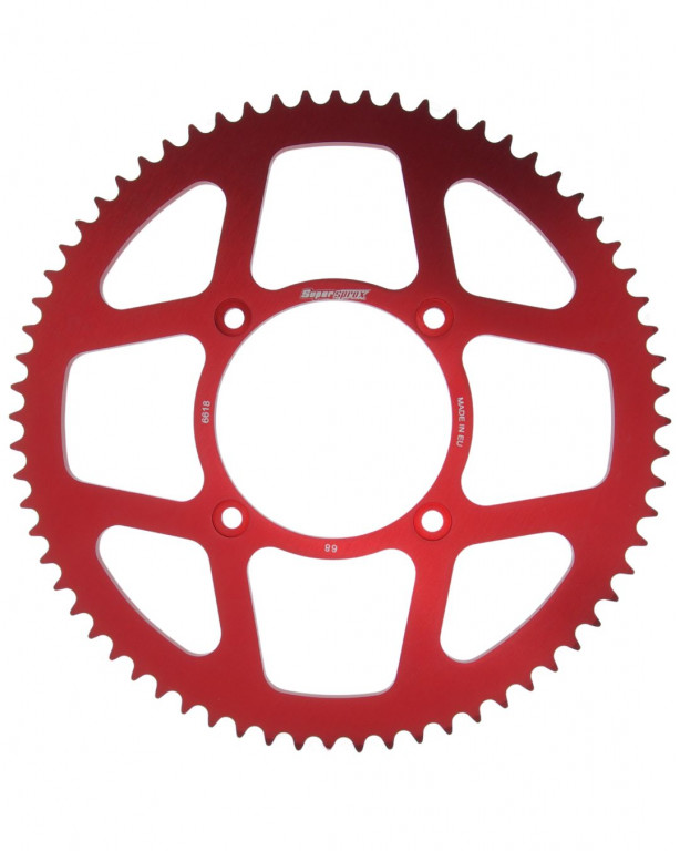 TRANSMISIE - Foaie spate ALU SUPERSPROX Rosu 68T, 420