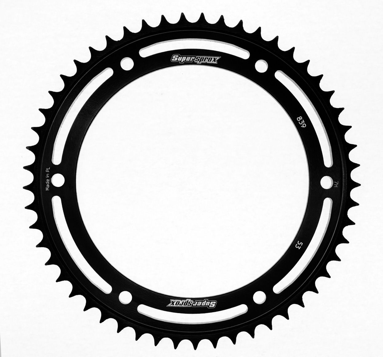 Pinioane - Foaie spate SUPERSPROX Negru 53T, 428