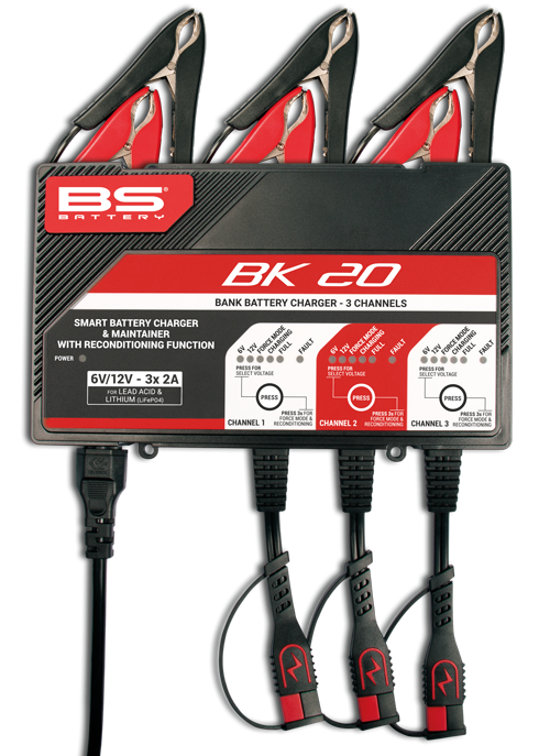 3 channels bank BS-BATTERY (suitable also for Lithium) 12V 2A [8]