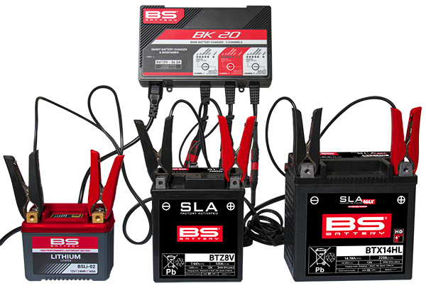 3 channels bank BS-BATTERY (suitable also for Lithium) 12V 2A [5]
