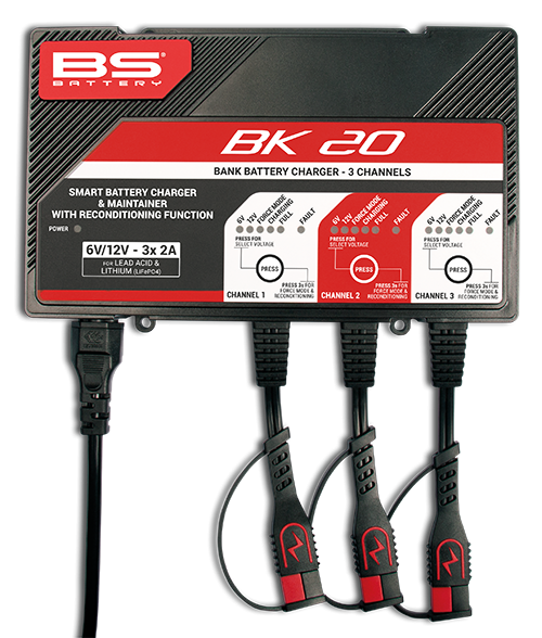 3 channels bank BS-BATTERY (suitable also for Lithium) 12V 2A [2]
