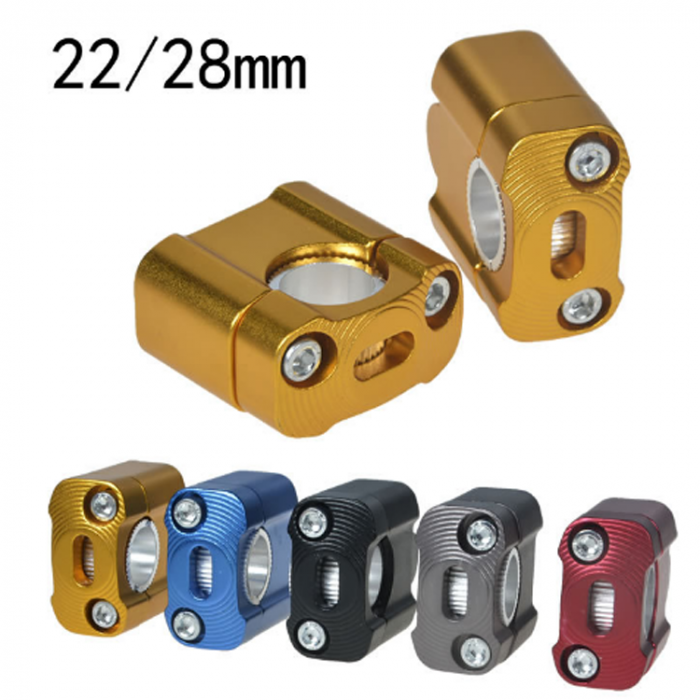Inaltatoare ghidon de la 22 la 22/28mm adaptor moto suporti inaltator [4]