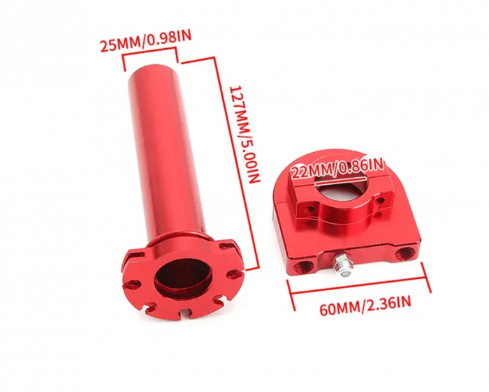Accelerație moto aluminiu suport manson [4]