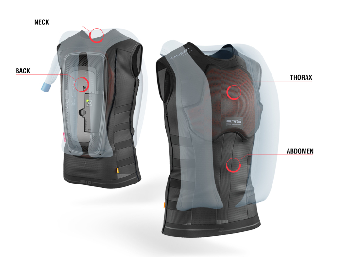 Airbag vest SRG SHOT AIR GUARD SRG-1 Negru L [5]