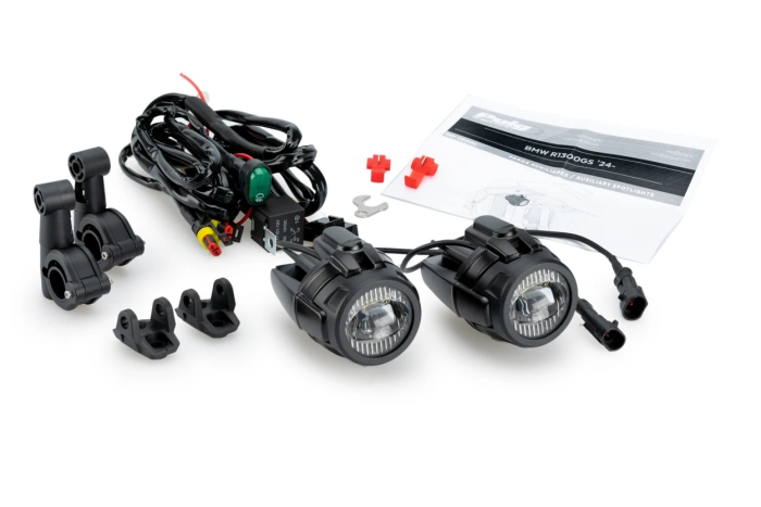 Auxiliary lights PUIG BEAM Negru set with accessories, homologated [2]