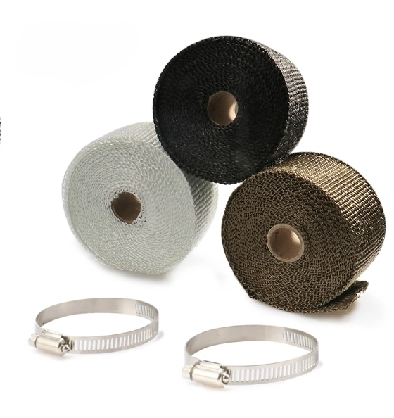Banda termica 5Mx50mm  fibra de sticla evacuare moto ATV auto [4]
