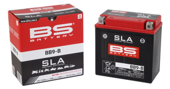 Baterie activata din fabrica BS-BATTERY BB9-B (FA) (YB9-B (FA)) SLA [3]