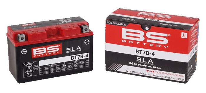 Baterie activata din fabrica BS-BATTERY BT7B-4 (YT7B-4) [3]