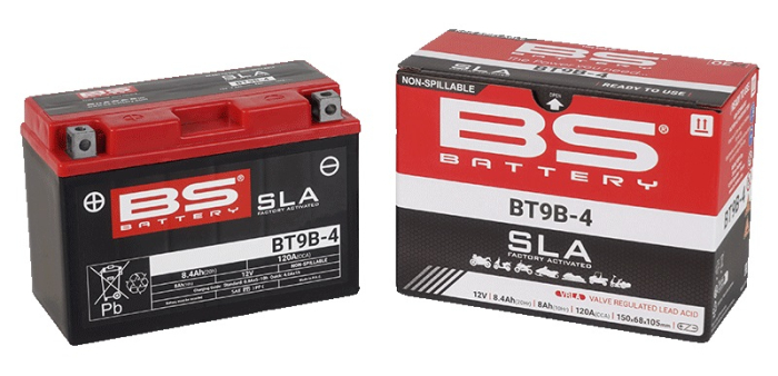 Baterie activata din fabrica BS-BATTERY BT9B-4 (YT9B-4) [3]