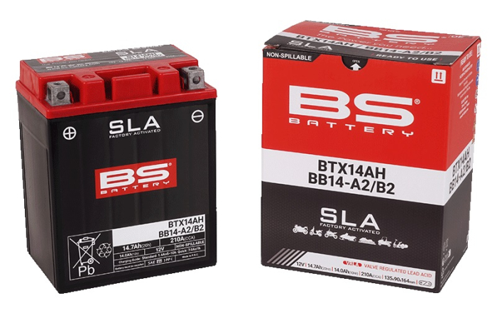Baterie activata din fabrica BS-BATTERY BTX14AH (FA) (YTX14AH (FA)) SLA [3]