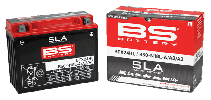 Baterie activata din fabrica BS-BATTERY BTX24HL (FA) (YTX24HL (FA)) SLA [2]