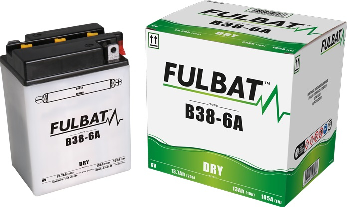Baterie conventionala FULBAT B38-6A (Y38-6A) Acid pack included [2]