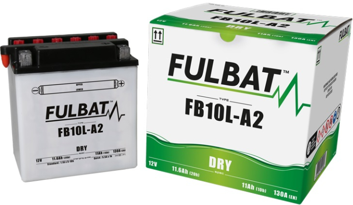 Baterie conventionala FULBAT FB10L-A2 (YB10L-A2) include electrolit [2]
