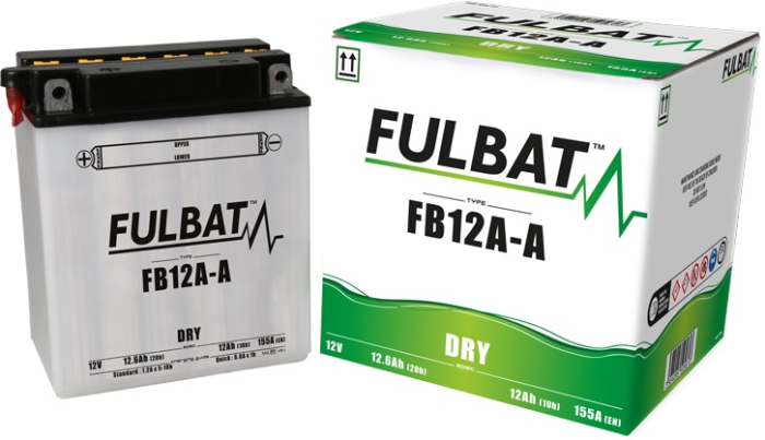 Baterie conventionala FULBAT FB12A-A (YB12A-A) include electrolit [2]