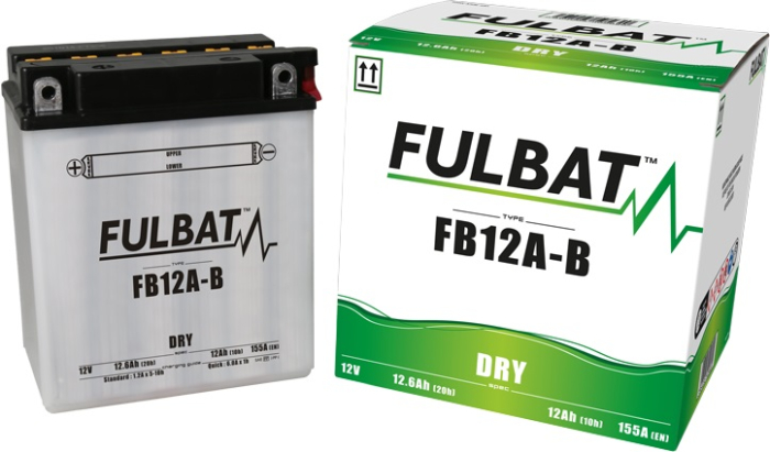 Baterie conventionala FULBAT FB12A-B (YB12A-B) include electrolit [2]