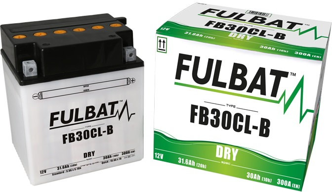 Baterie conventionala FULBAT FB30CL-B (YB30CL-B) include electrolit [2]
