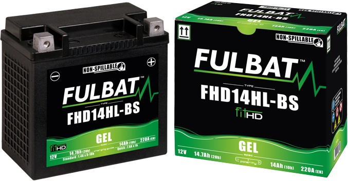 Baterie cu gel FULBAT FHD14HL-BS GEL (Harley.D) (YHD14HL-BS GEL) [2]