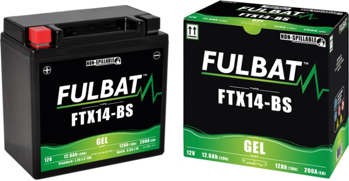 Baterie cu gel FULBAT FTX14-BS GEL (YTX14-BS GEL) [2]