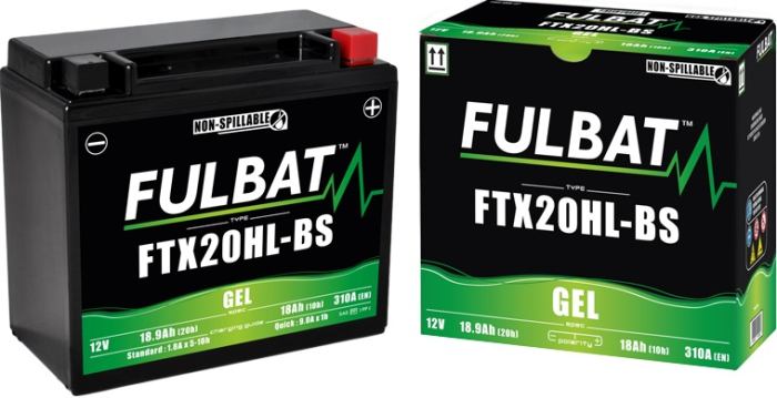 Baterie cu gel FULBAT FTX20HL-BS GEL (YTX20HL-BS GEL) [2]