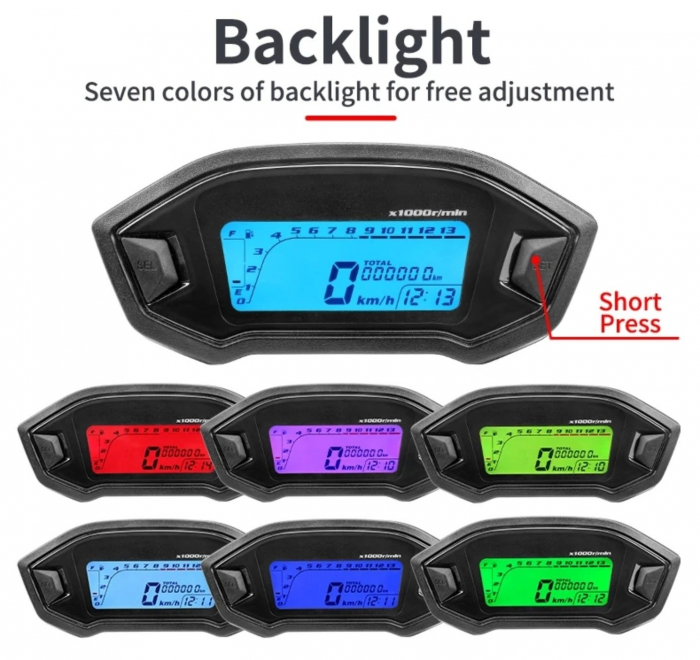 Bord moto vitezometru ceas turometru [3]