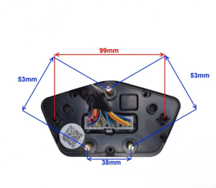 Bord moto vitezometru ceas turometru universal [2]