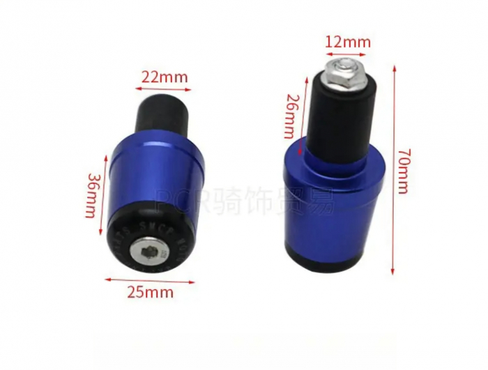 Capete ghidon moto ATV universale [5]