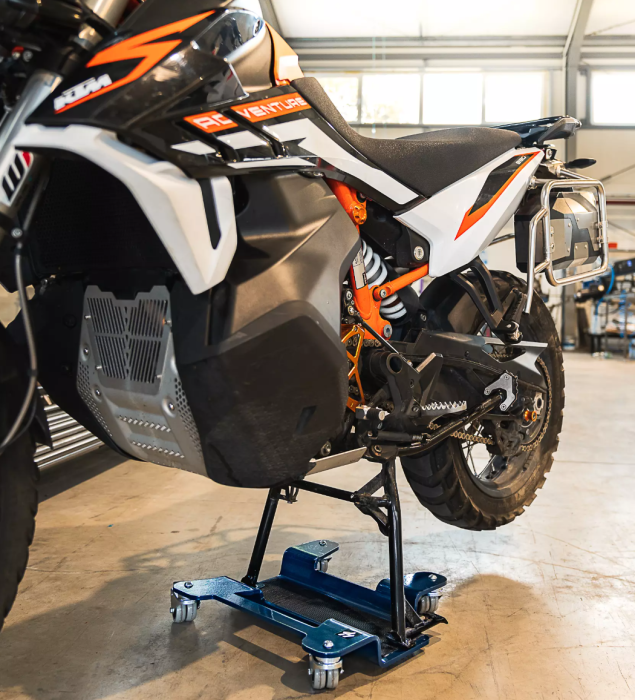 Cărucior pentru motociclete XL - platformă de manevră pentru motociclete pe suport central [11]