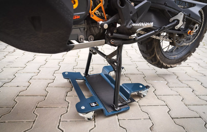 Cărucior pentru motociclete XL - platformă de manevră pentru motociclete pe suport central [8]