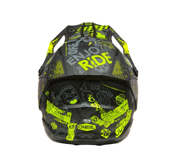 Casca 1SRS VIBRANT galben moto cross enduro atv [3]