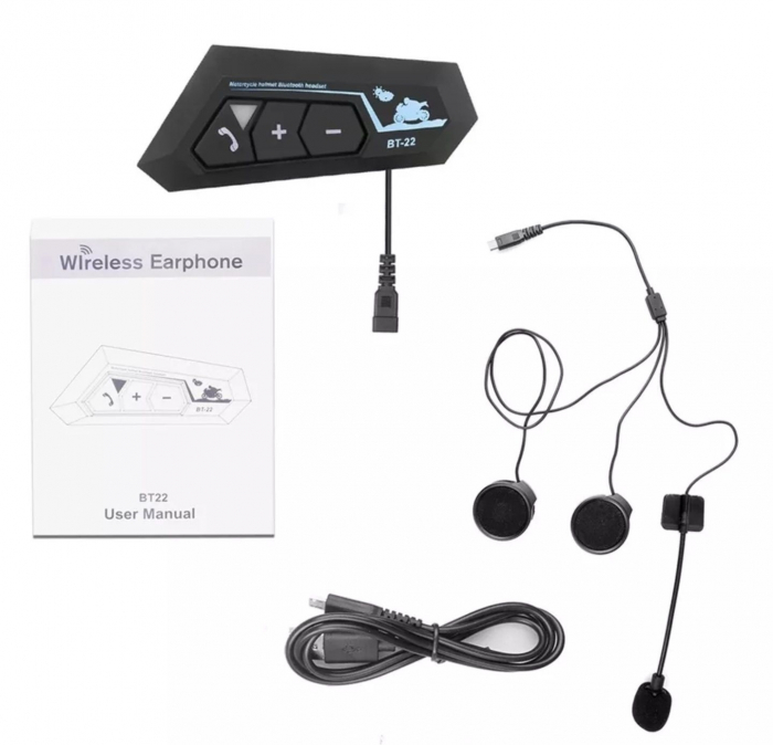 Casca Bluetooth BT-22 moto ATV [2]