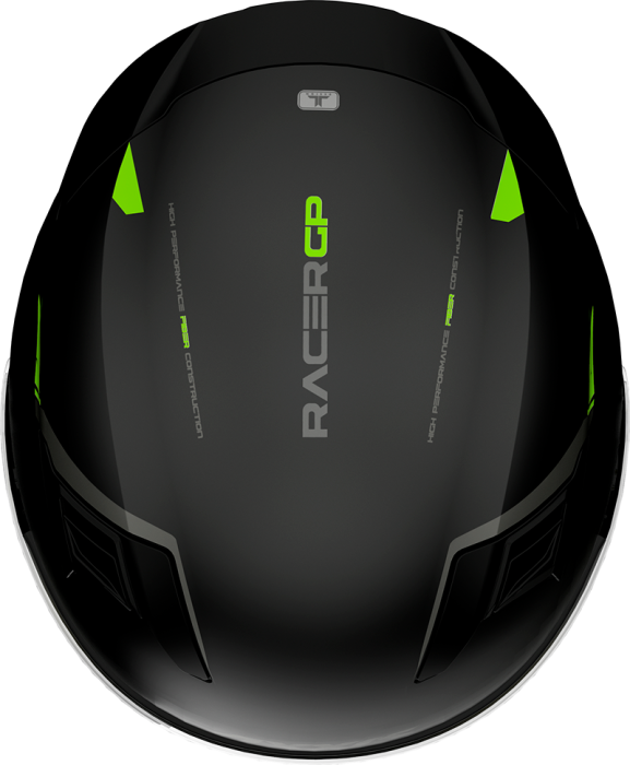 Casca integrala AXXIS GP RACER SV FIBER solid fluor yellow XS [4]