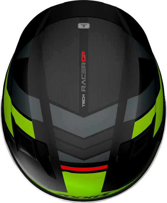 Casca integrala AXXIS GP RACER SV FIBER tech matt fluor yellow M [4]