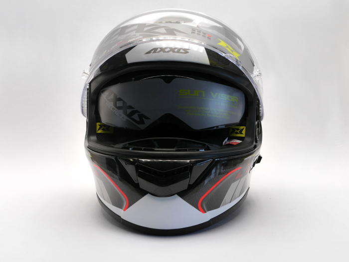 Casca integrala AXXIS RACER GP CARBON SV spike a0 gloss pearl white XXL [8]