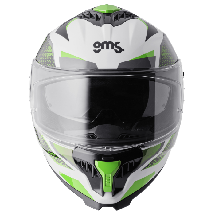 Casca integrala GMS GELERO white-green-grey S [2]