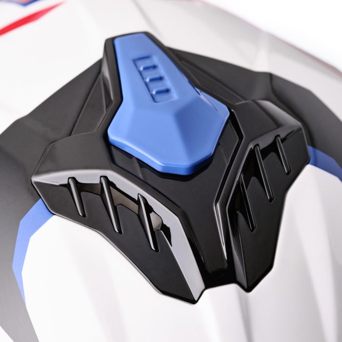 Casca integrala GMS GELERO white-red-blue 2XL [7]