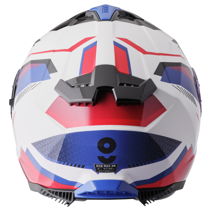 Casca integrala GMS GELERO white-red-blue L [4]